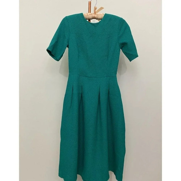 H&M - Vintage Style Green Dress - Picture 2 of 6